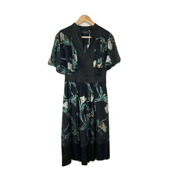 Adelyn Rae Floral Fit And Flare Dress - Picture 1 of 5